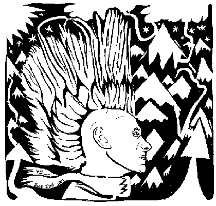 skier with mohawk, glen plake