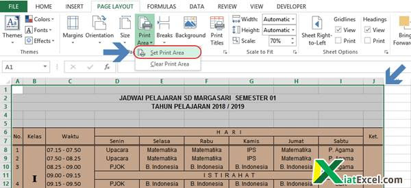 Cara Print Tabel Excel Agar Tidak Terpotong Kiatexcel Com