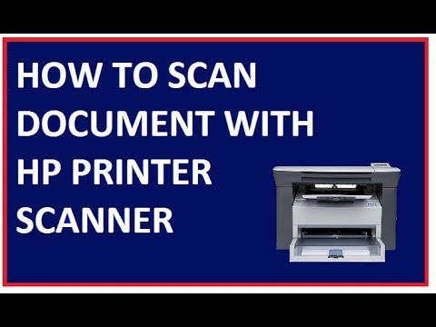 HP Laserjet M1005 MFP Scanning documents