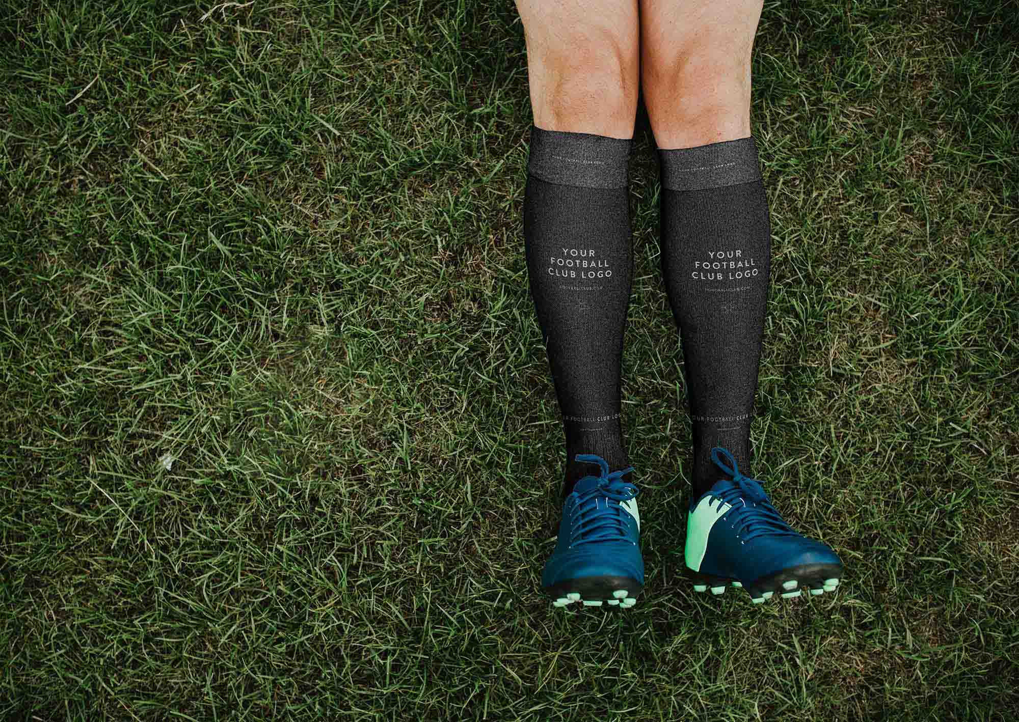 Download Free Football Socks Mockup Psd