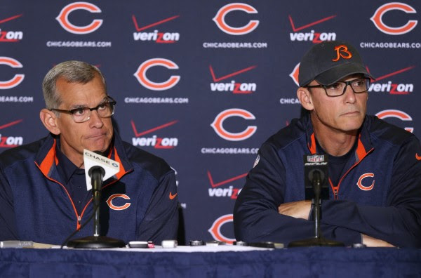 Marc Trestman Phil Emery e1418812450183 NFL Rumors Chicago Bears Will Fire Marc Trestman; Maybe Phil Emery Too