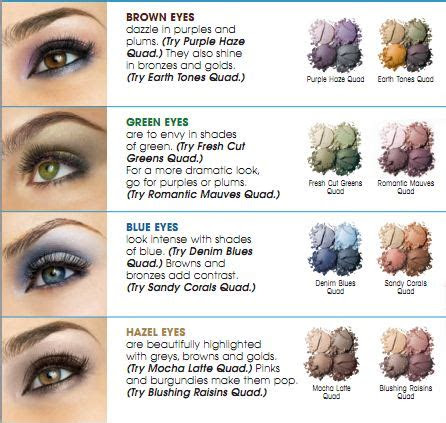  services by le shell eyeshadow color chart