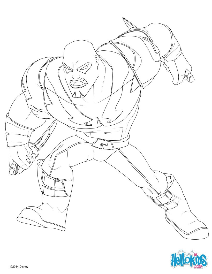 Drax Guardians Of The Galaxy Coloring Pages Hellokids Com