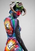 Best Beautiful Art Body Painting in Festival