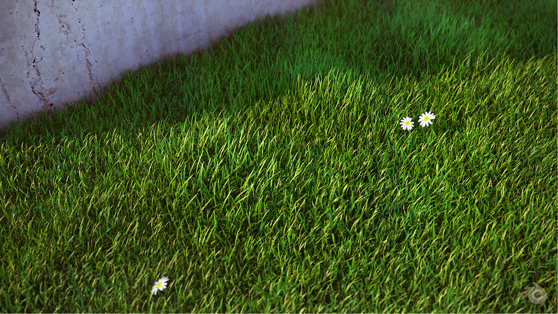 Blender grass