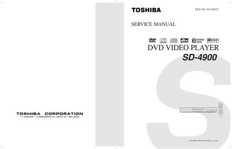 eBook Toshiba Dvd Player Manual