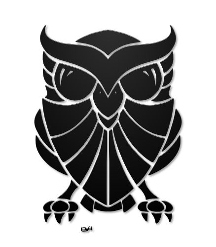 Doodle 20 Tribal Owl