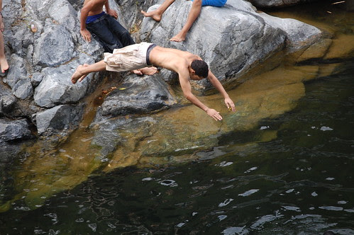 De cabeza al Rio Los Cacaos