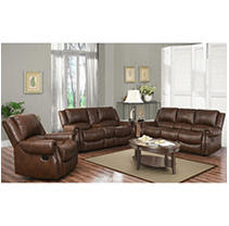 Offer Harvest Leather Recling Sofa, Loveseat, Chair Set Before Too Late