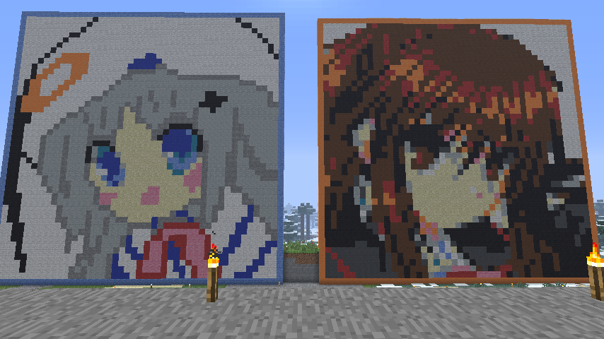 天上の王国 マインクラフトのドット絵の作り方の軽い解説