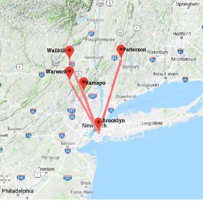 Warwick New York Map Jehovah's Witnesses' New World Headquarters at Warwick, New York