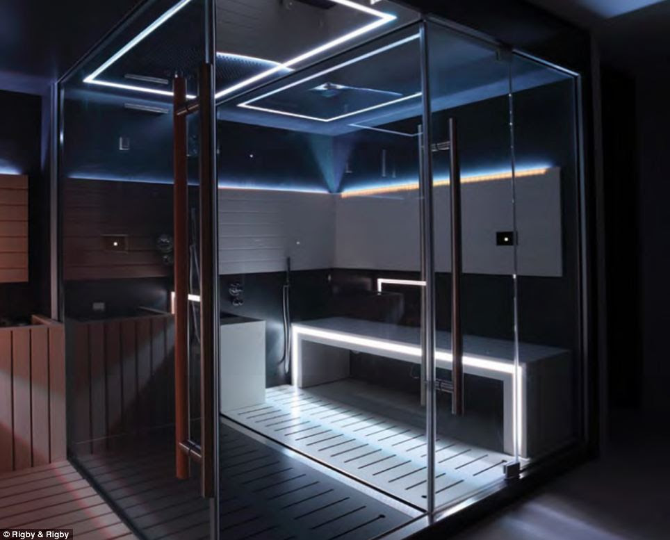 Any stresses can be overcome with a mini-spa that includes sauna and steam room, treatment room and juice bar