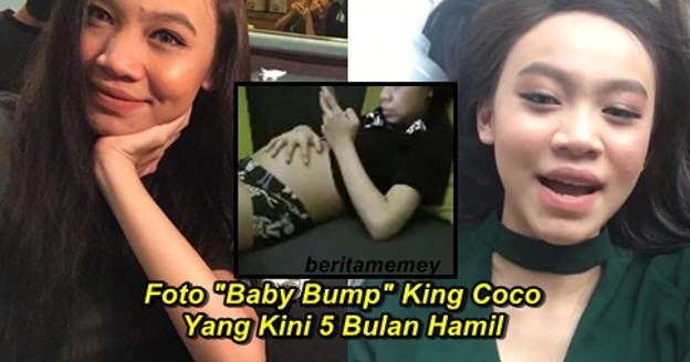 Inilah Foto "Baby Bump" King Coco Yang Kini 5 Bulan Hamil