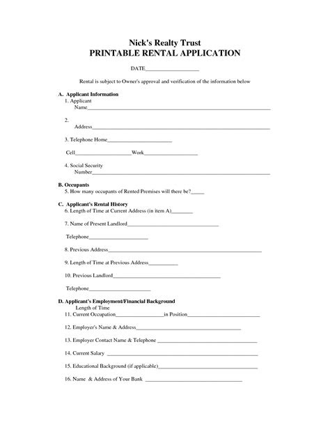 House Rental Agreement Template Florida | Property Rentals