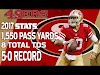 Jimmy Garoppolo's 2017 Season Highlights that Got Him PAID💰💰 | NFL Highlights