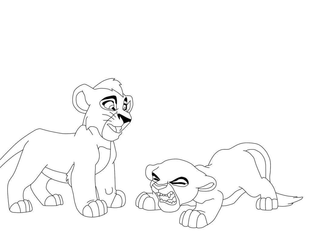 Kovu coloring pages