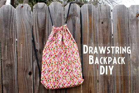 punk projects drawstring backpack diy