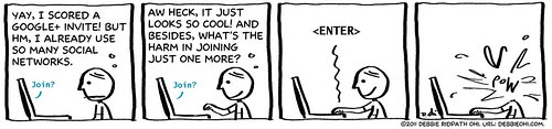 My comic about joining Google+