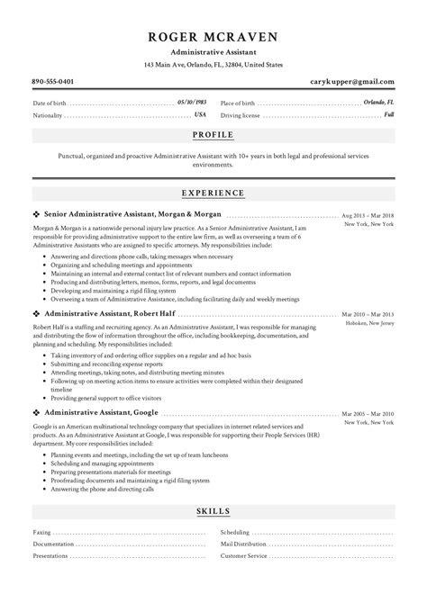 full guide administrative assistant resume  samples