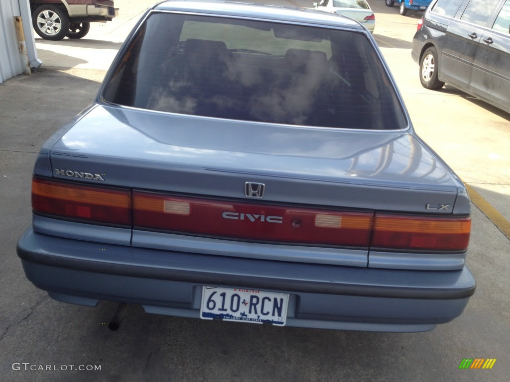 1990 laurel blue metallic honda civic lx sedan 64478721 photo 5 gtcarlot com car color galleries gtcarlot com