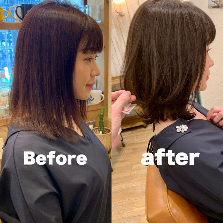 お客様ヘアスタイル２６９ 上品で大人な外ハネミディアムヘアのご紹介 Lilou リル 公式hp