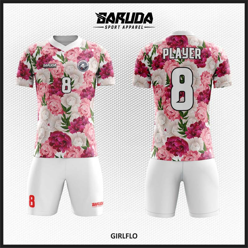 Gambar Kembang Untuk Desain Kaos Bola Futsal Full Printing 