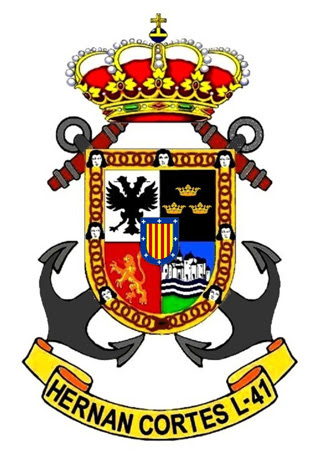 L-41 Hernan Cortes, Escudo buque desembarco - Todoavante.es
