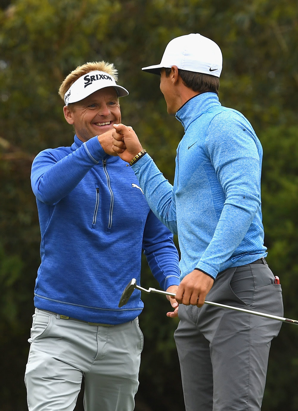 Soren Kjeldsen and Thorbjorn Olesen. Picture: Getty Images