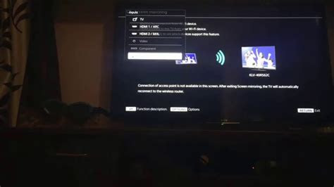 screen mirroring  sony bravia youtube