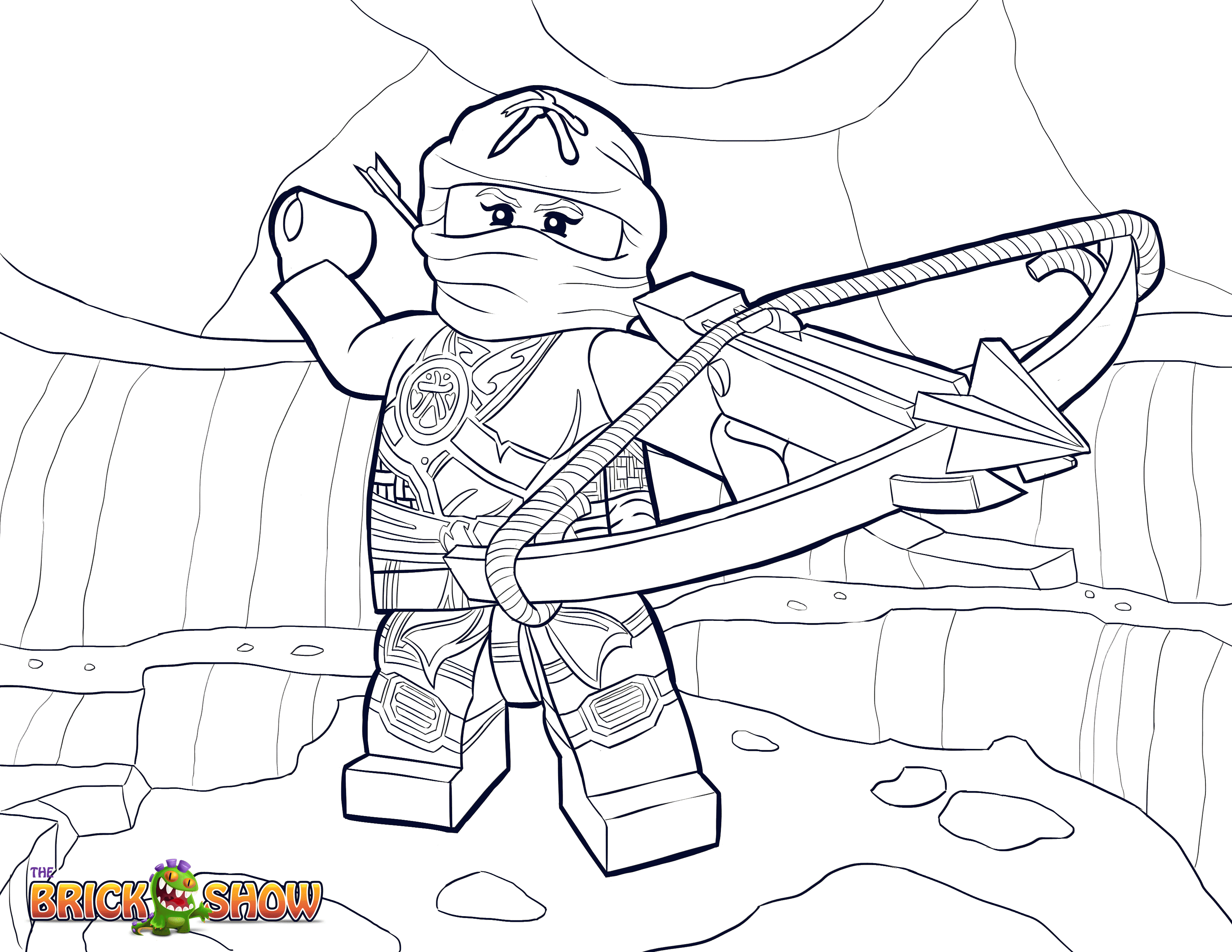 Ninjago Nya Coloring Page - Coloring Home