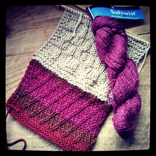 I received the #TravelingScarf and went stash diving...think this #Berroco #Softwist wins! #knitting #knitstagram #handmade