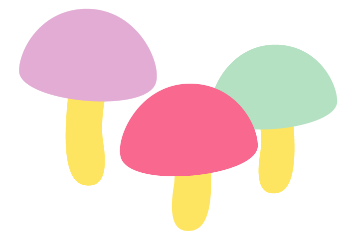 キノコ かわいい無料のフリーイラスト素材集