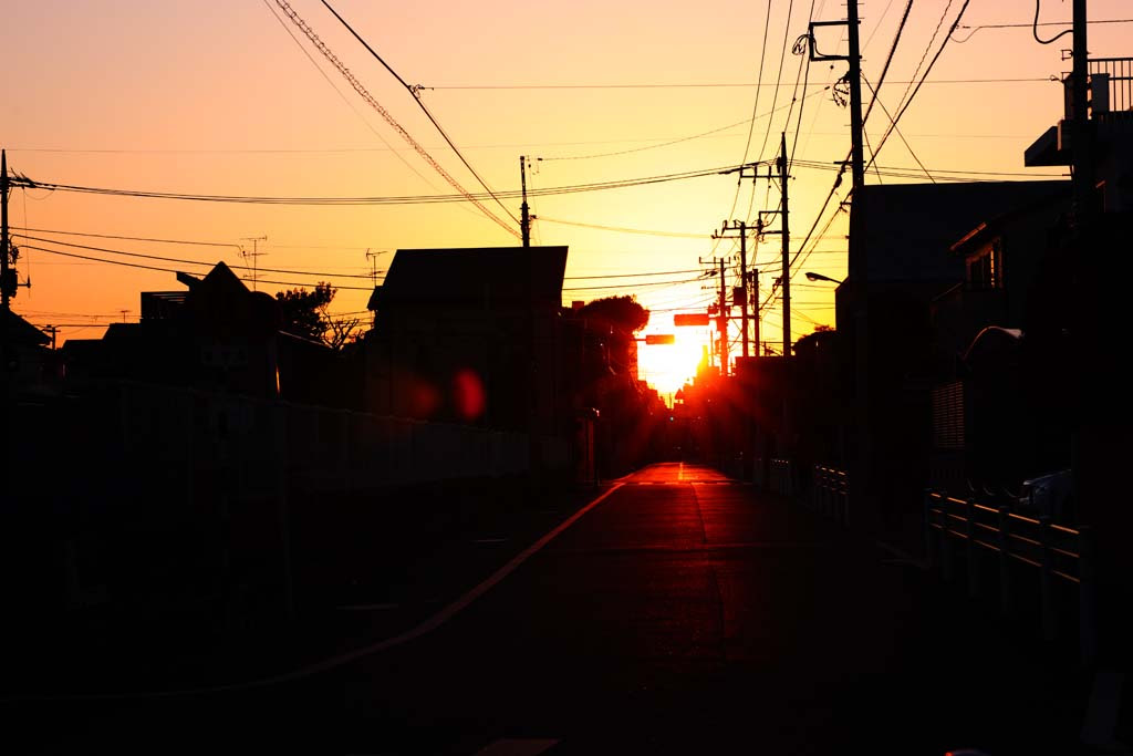 ゆんフリー写真素材集 No 夕暮れの街 日本 東京
