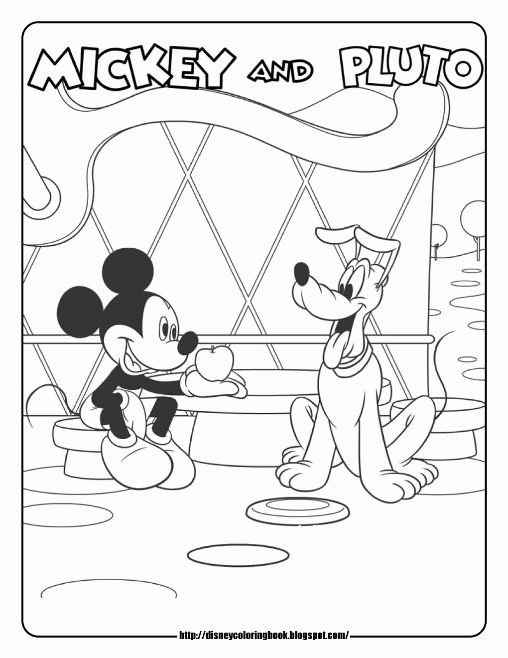 Mickey Mouse Balloon Coloring Pages Az - Coloring Home