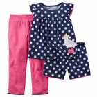 Carter's Toddler Girls' 3-Piece Pajamas Set MSRP$26.00 2T--5T