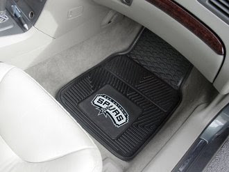 San Antonio Spurs 4-Piece Vinyl Car Mats