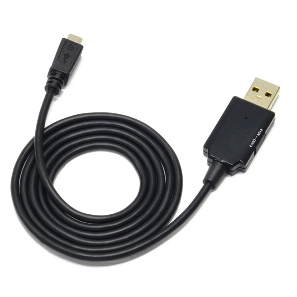 USBケーブル1本で車で音楽を再生できる「USB Android Music Cable」