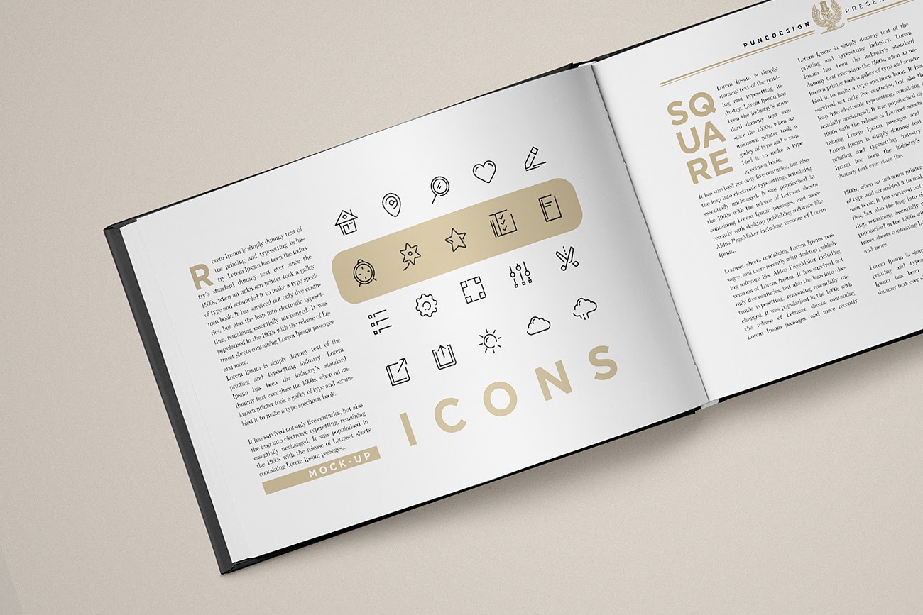 Download Free 3095+ A4 Book Mockup Landscape Yellowimages Mockups for Cricut, Silhouette and Other Machine
