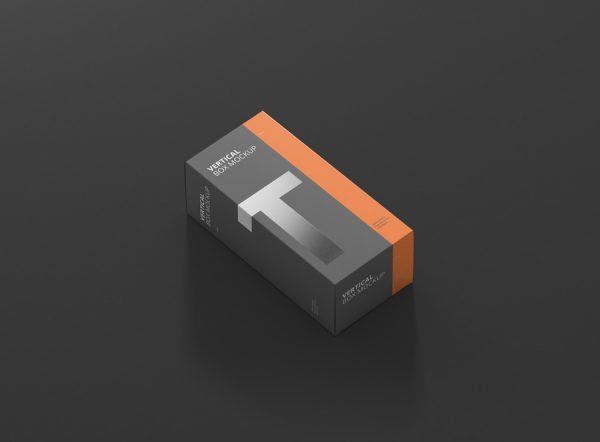 Download Box Mockup Long Vertical Rectangle - Premium and Free Mockups