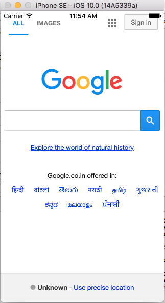 WebView Url not full load in iOS10?