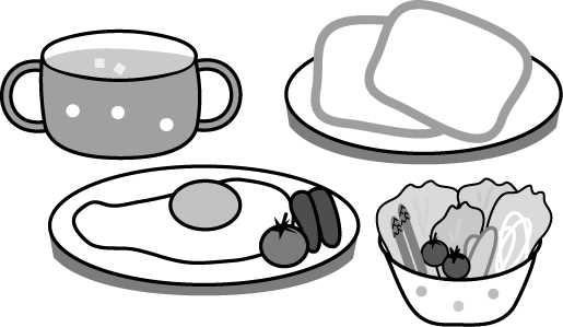 食事のイラスト 健康 医療 無料イラスト フリー素材2