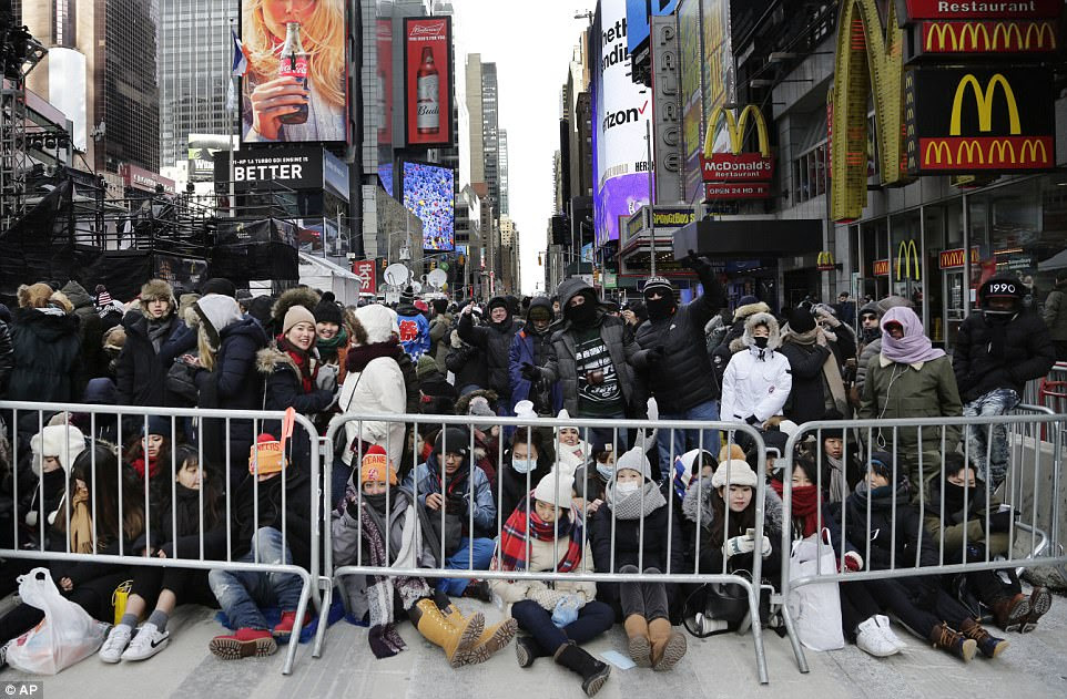Partygoers were warned they would be penned in place for hours and to bundle up in preparation