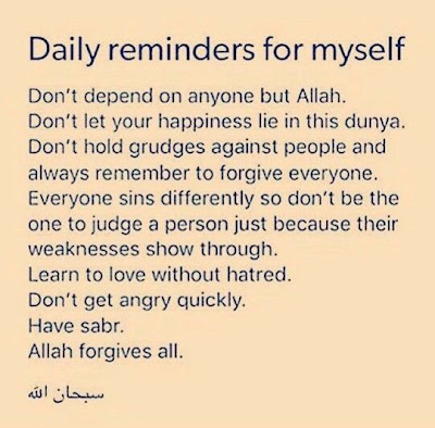 Beautiful Daily Reminder Islamic Quotes