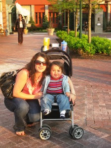 Me and my son-post divorce-April 2010-right before I started working out and eating right.