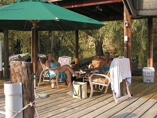 On Ruth Bills' dock