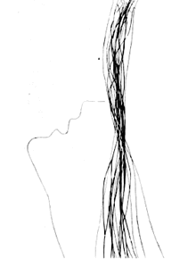 «Просветление Раскольникова». Иллюстрация художника Эрнста Неизвестного к «Преступлению и наказанию».1969 г. Иллюстрации из книги Н.Г. Гончаровой «Ф.М. Достоевский в зеркалах графики и критики (1848–1998)». М.: Совпадение, 2005.
