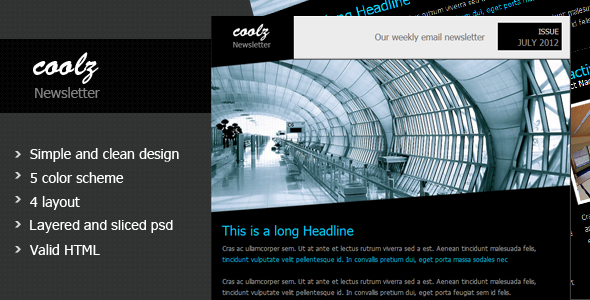 Coolz Minimal Newsletter