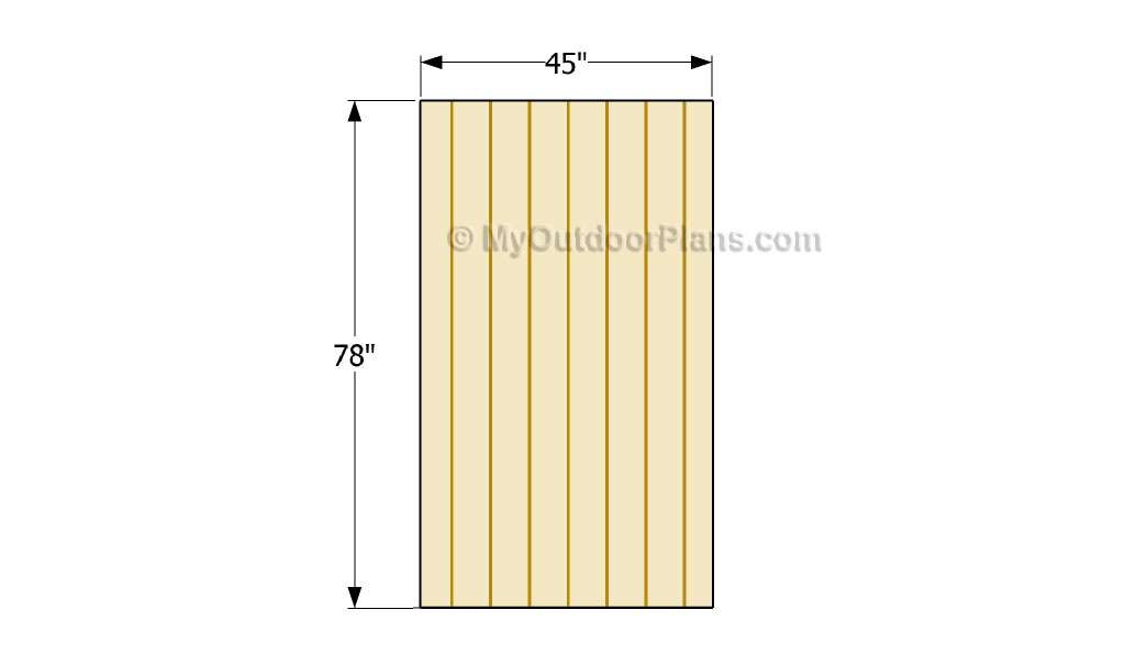 DIY Shed Door Plans | Free Outdoor Plans - DIY Shed, Wooden Playhouse ...