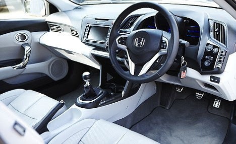 Honda Cr Z Interior. Honda CR-Z#39;s sporty interior