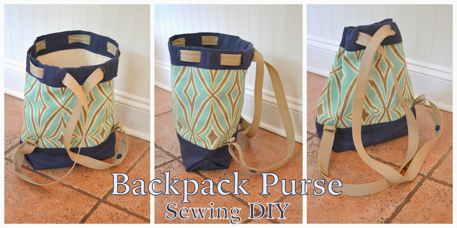 Diy Backpack Purse Sewing A Diaper Bag Purse Logic And Laughter